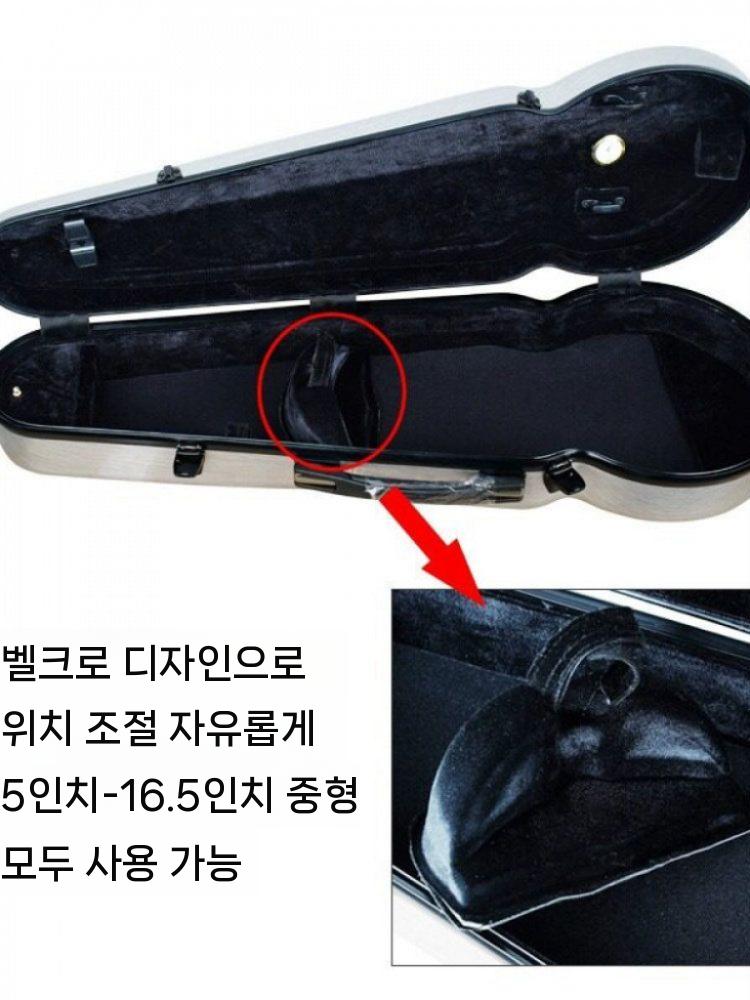 비올라 하드케이스 가방어쿠스틱 악기 보관 운반 커버 - 상세 이미지 4