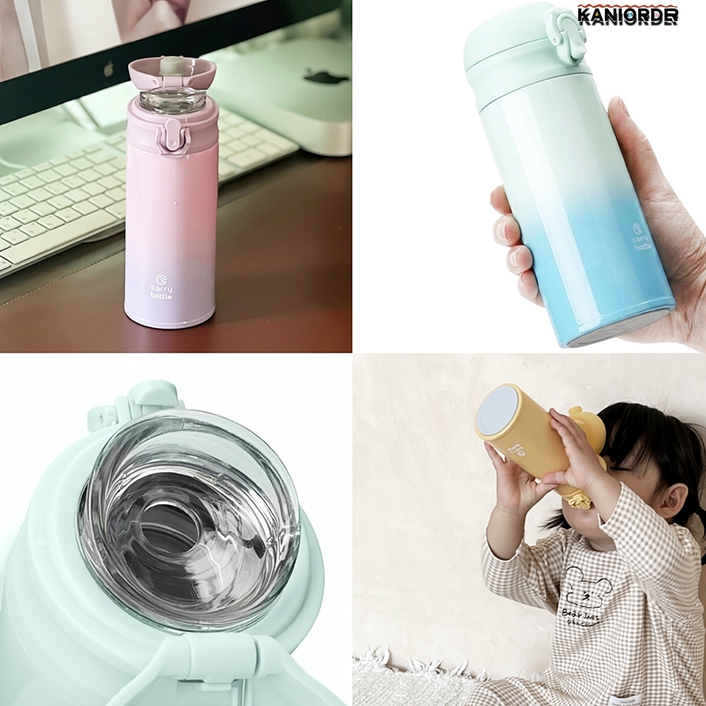 텀블러 350 ml 냉온 유아 물병 어린이집 스테인리스 작은 보틀 - 상품 이미지