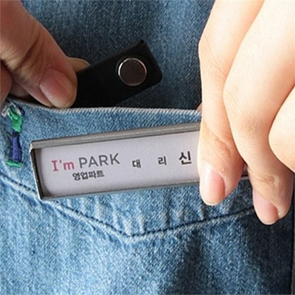 간편 자석 명찰 탈부착식 탈부착 명찰 이름표 가슴 회사 - 상품 이미지