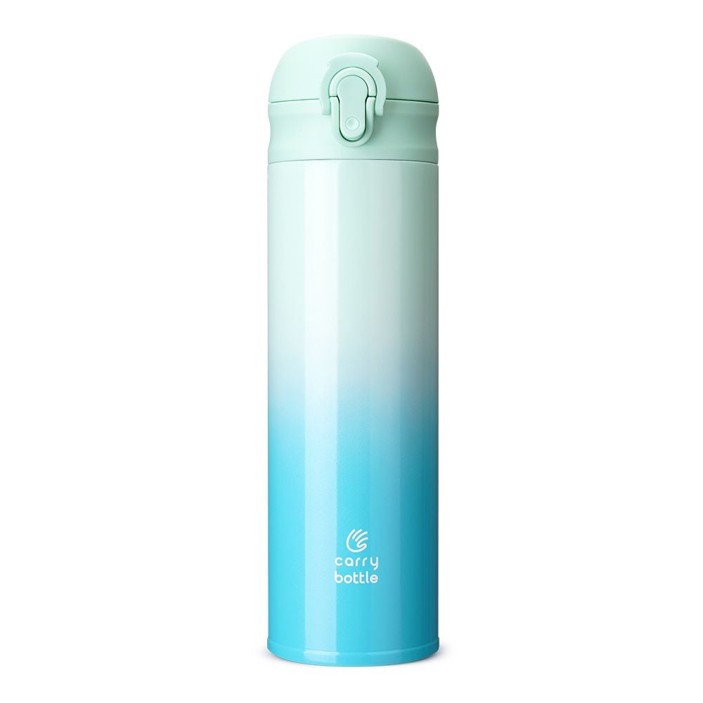 슬림 텀블러 그라데이션 보온 물병 휴대용 보냉 진공 480ml - 상세 이미지 3