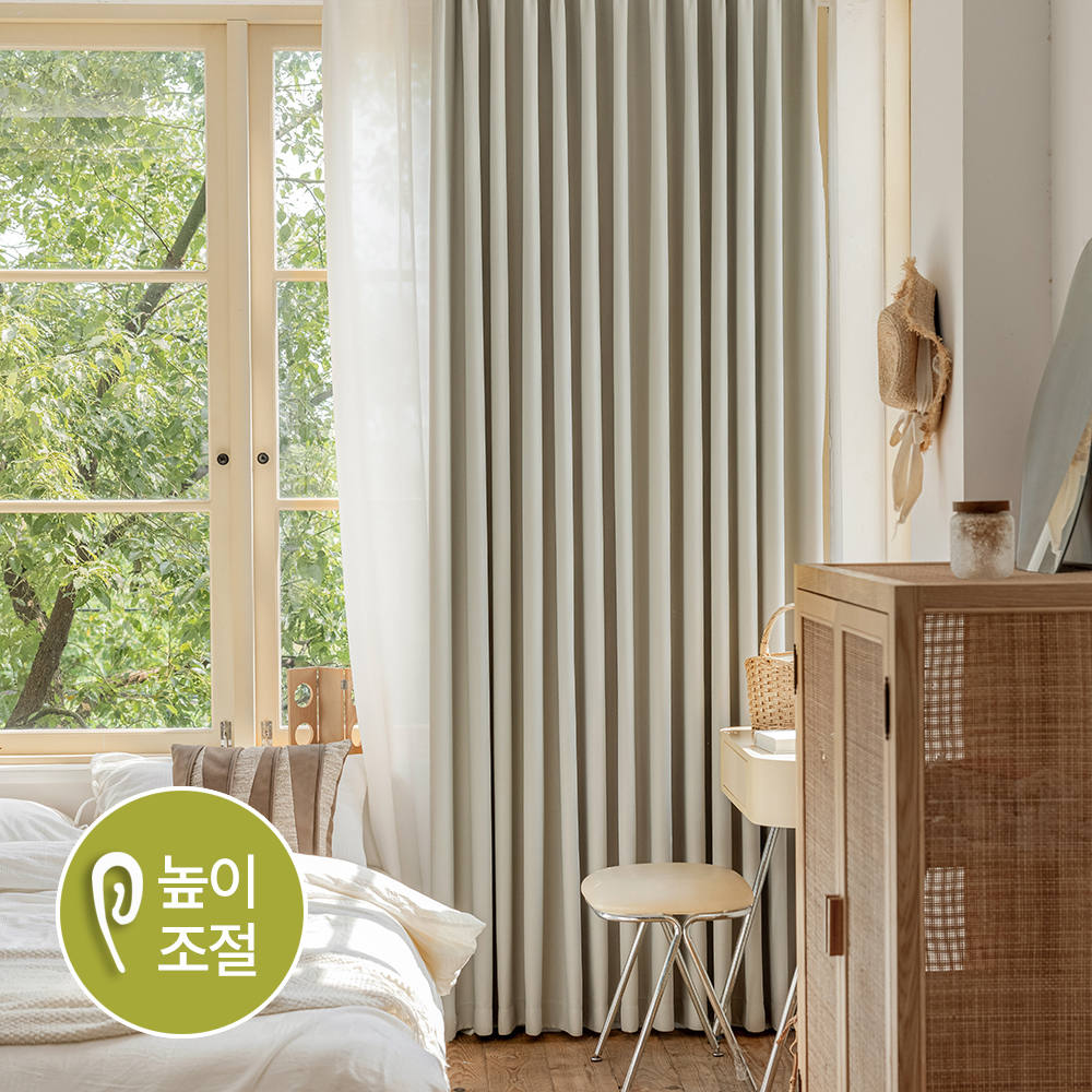 사라하우스 소프트 양면 형상기억 암막 방한 커텐 사계절 호텔 거실 안방 커튼 이미지 8