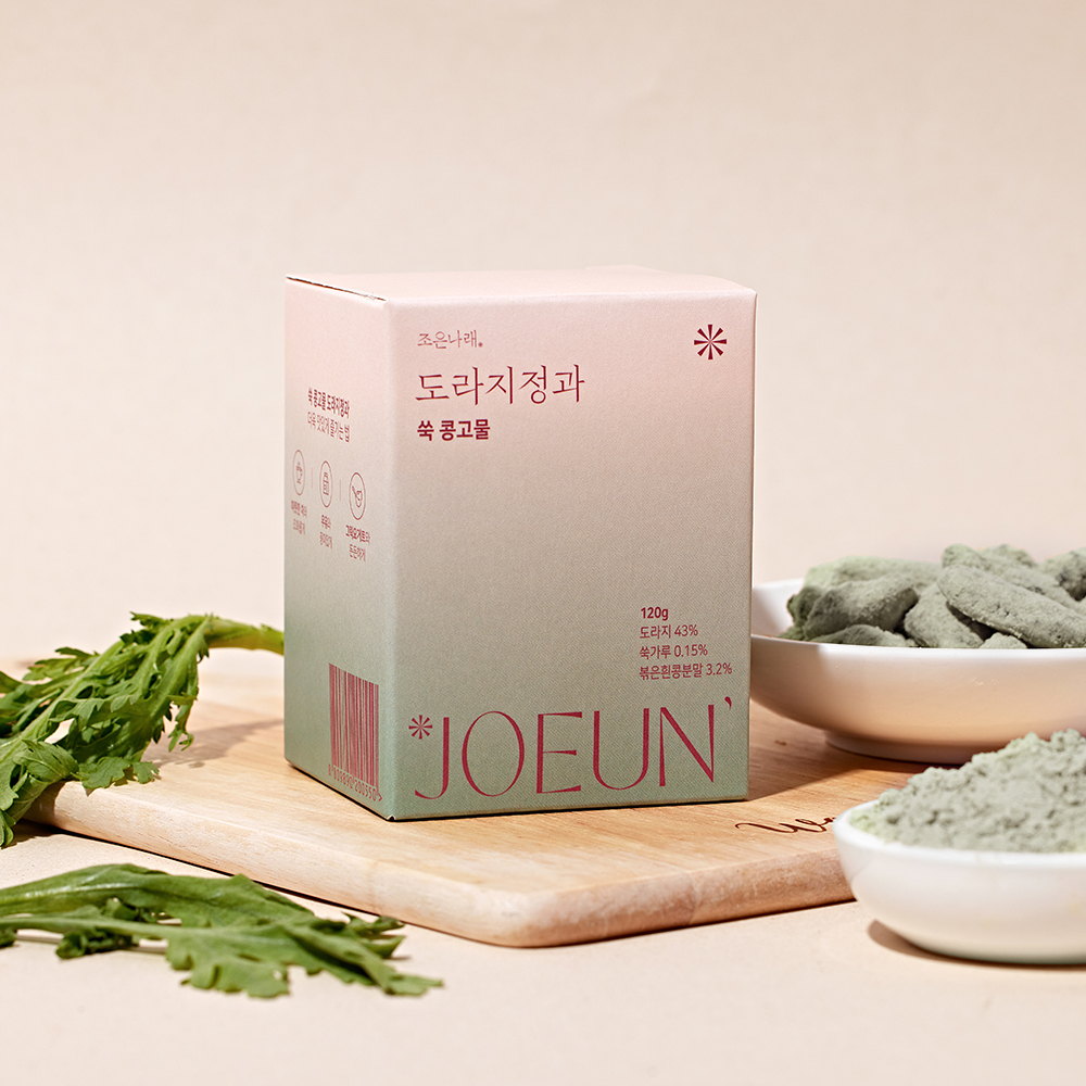 [쑥 콩고물]조은나래 쑥 콩고물 도라지정과 답례품 결혼식 한과 추석 설날 120g 1병 이미지 8