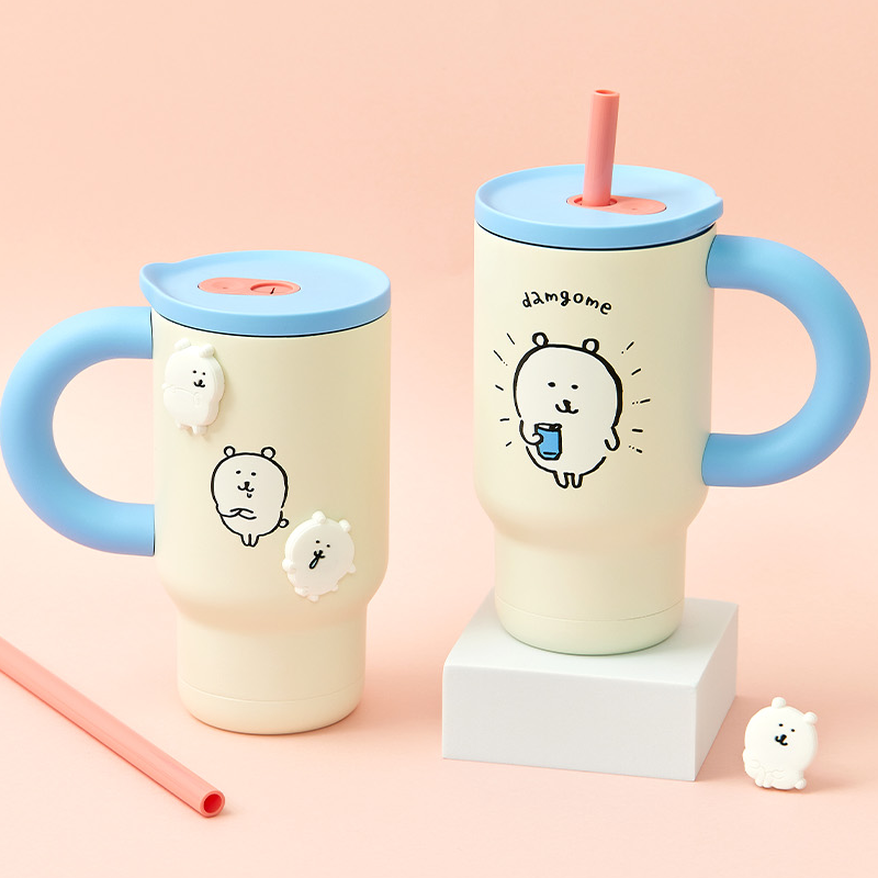 담곰이 마그넷 데코 텀블러 740ml 농담곰 컵 캐릭터 굿즈 - 상품 이미지