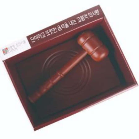 루랄라 의사봉 210X150X50mm 법원망치 우드의사봉 판결봉