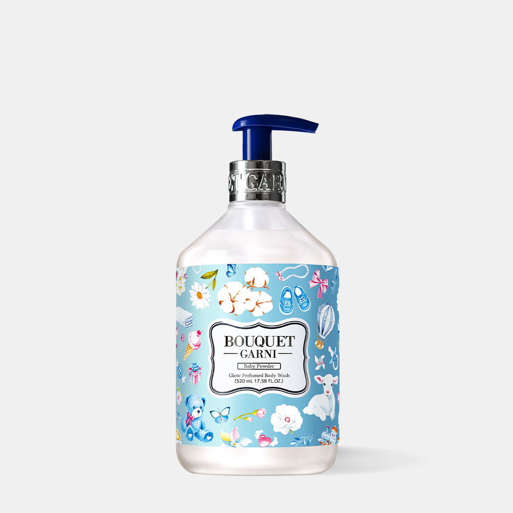 [1개] 부케가르니 바디워시 바디샤워 향좋은 대용량 퍼퓸 저자극 클린솝 향 520ml - 상세 이미지 4