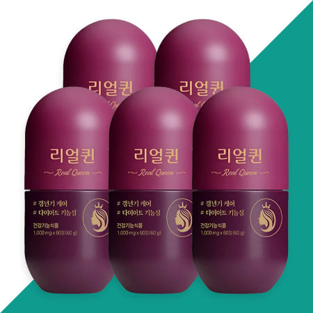 GRN 리얼퀸 1000mg 60정, 5개