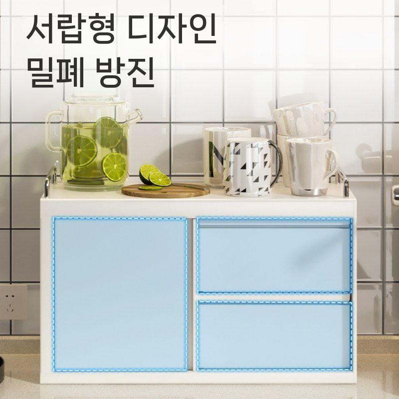 철제 싱크대 선반 정리대 커피머신 수납장 주방 상부 이미지 6