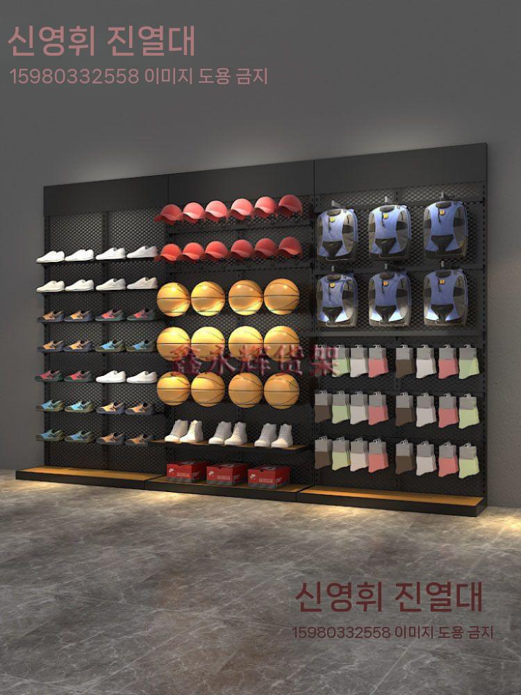 의류 진열대 매장 신발 전시대 스포츠매장 단면 디스플레이 - 상세 이미지 3