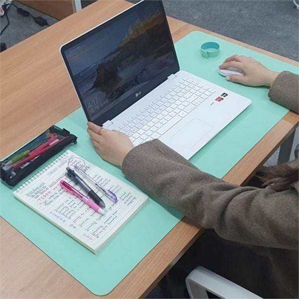 방수 양면 가죽 장패드 사무용 책상 장패드 데스크 키보드 - 상품 이미지