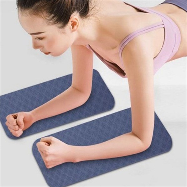작은 요가 매트 10mm 2P 휴대용 tpe 요가 매트 운동 패드 - 상품 이미지