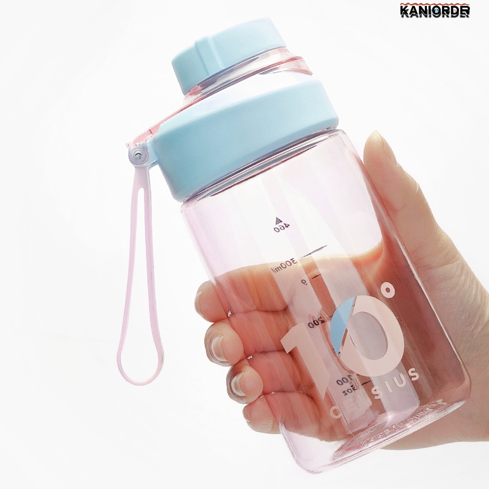 휴대용 물병 초경량 끈달린 운동 러닝 손잡이 미니 보틀 460ml - 상품 이미지