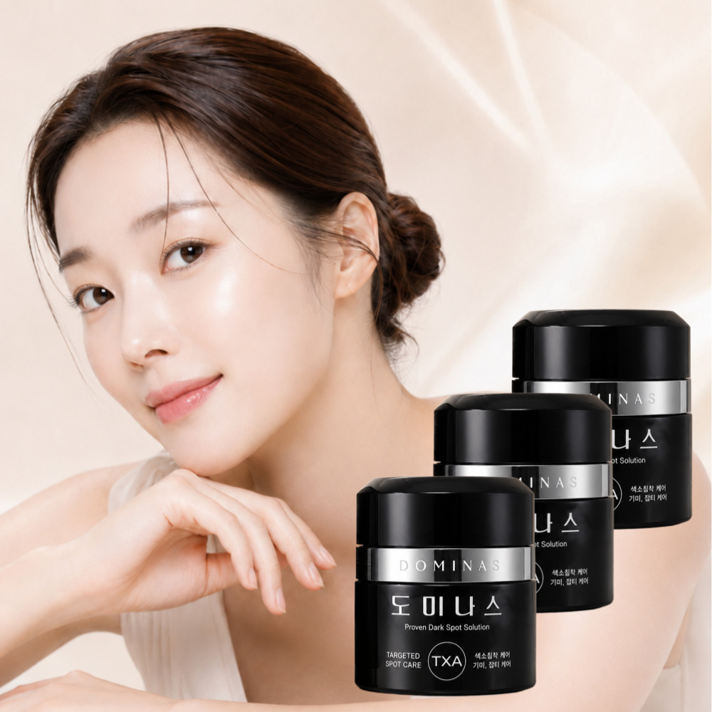 태극제약 도미나스 크림 시즌6 트라넥삼산 TV 홈쇼핑 50g x 3개 - 상품 이미지