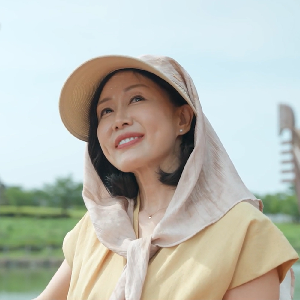 이블링 파리 스카프 햇 1종 여자 자외선 차단 여름 모자 반다나 두건 캡 - 상세 이미지 3