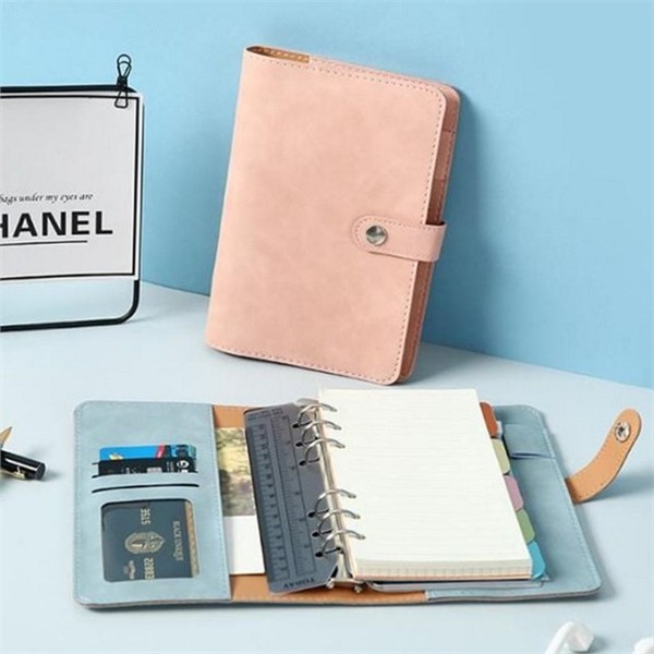 만년 a6 다이어리 바인더 가죽 다이어리 스케줄러 직장인 일정 - 상품 이미지