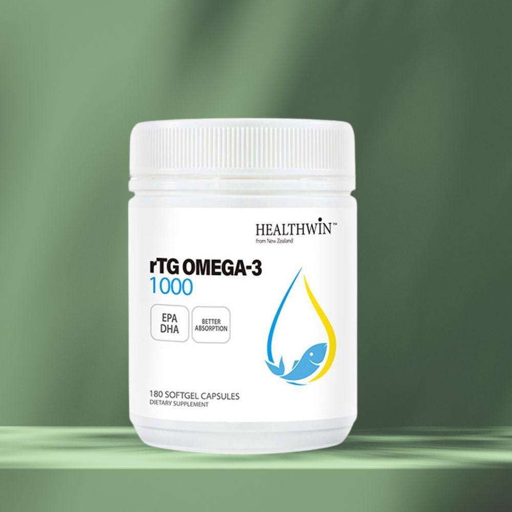헬스윈 뉴질랜드 rTG 오메가3 1000mg EPA300 DHA200 180소프트젤 이미지 6