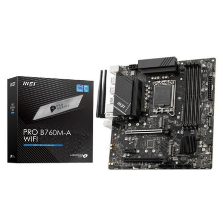 MSI PRO B760M-A WIFI 인텔 1700 소켓 메인보드