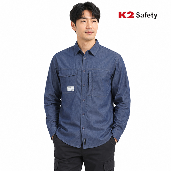K2 세이프티 등산복상의 등산긴팔티셔츠 봄 여름 가을 남방 SH-4401 - 상품 이미지