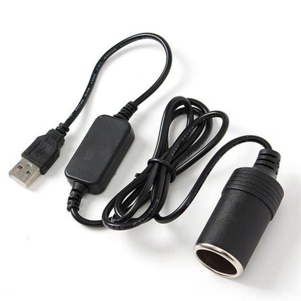 자동차 차량용 시거 잭 변환 케이블 1.2M 어댑터 usb 시거 - 상품 이미지