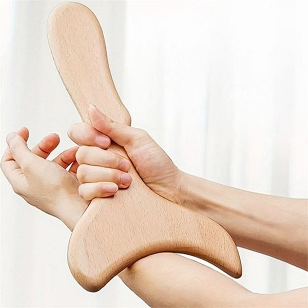 수기 전신 마사지 괄사 대형 바디 마사지 괄사 인체공학 근육 - 상품 이미지