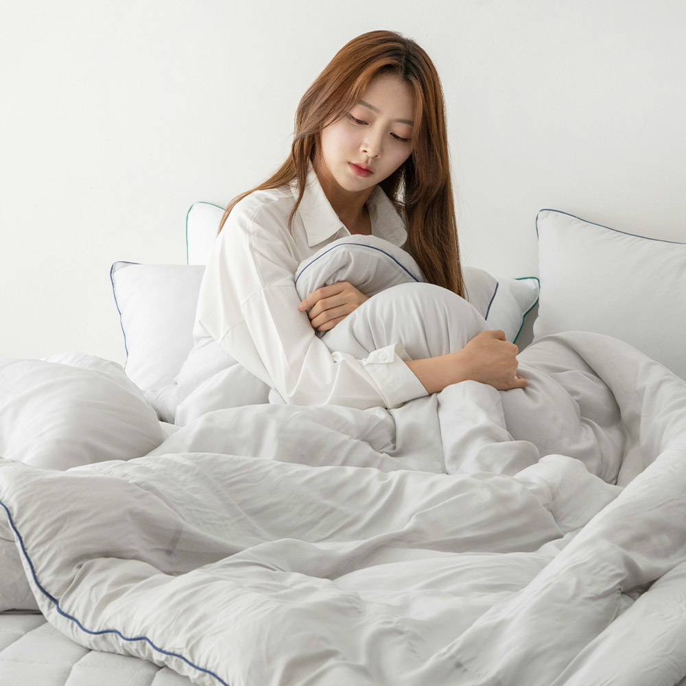 [국내생산/오코텍스] 프리미엄 라인 사계절 패드이불 침구세트 논슬립 고정밴드 알러지케어 - 상세 이미지 3