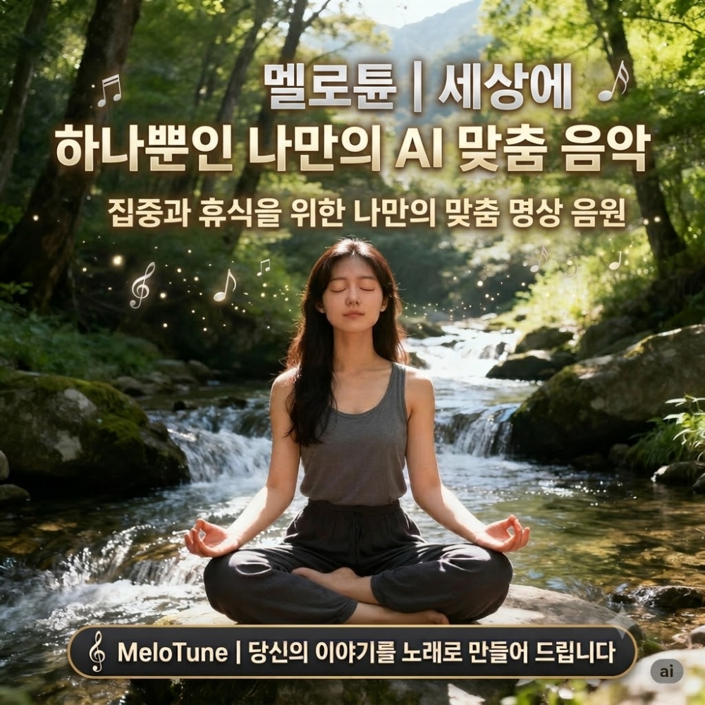 수면유도 힐링 명상 음악 제작 요가 BGM 맞춤 음원 (MeloTune) - 상품 이미지