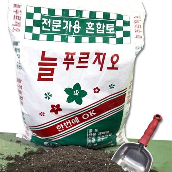 가드닝 화분 분갈이 흙 40L 모종삽 베란다 텃밭용 흙 대용량 - 상품 이미지