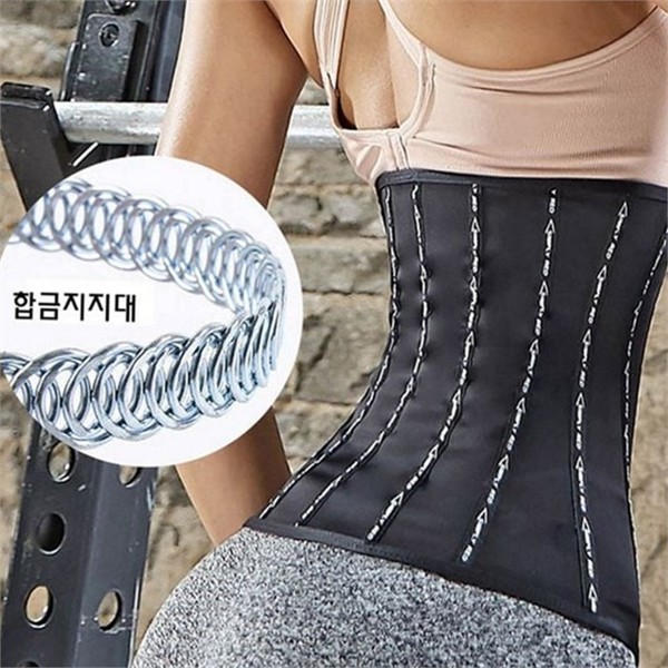 피트니스 여성 운동 복대 스포츠 여성 허리 복대 복부 땀복 - 상세 이미지 2