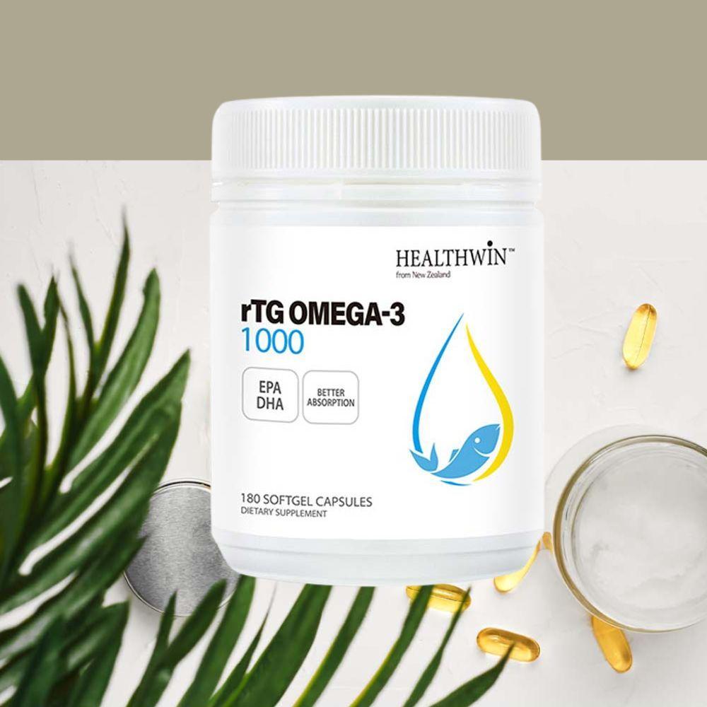 헬스윈 뉴질랜드 rTG 오메가3 1000mg EPA300 DHA200 180소프트젤 - 상세 이미지 4