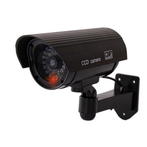 방수 모형 cctv 카메라 가짜 cctv 깜빡임 야외용 주택용 - 상품 이미지