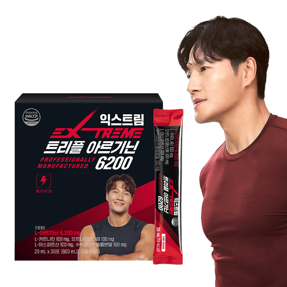 익스트림 김종국 트리플 아르기닌 6200 30포, 1개