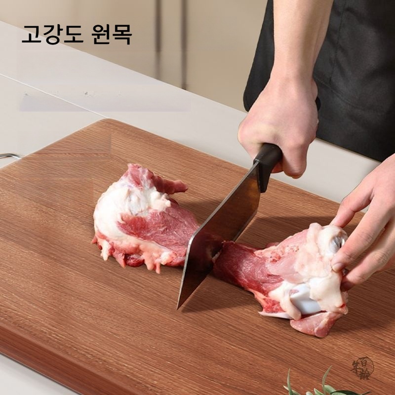 원목도마 양면사용 칼자국방지 주방용품 내츄럴 소형 30x20x2.5mm 정사각형 - 상품 이미지