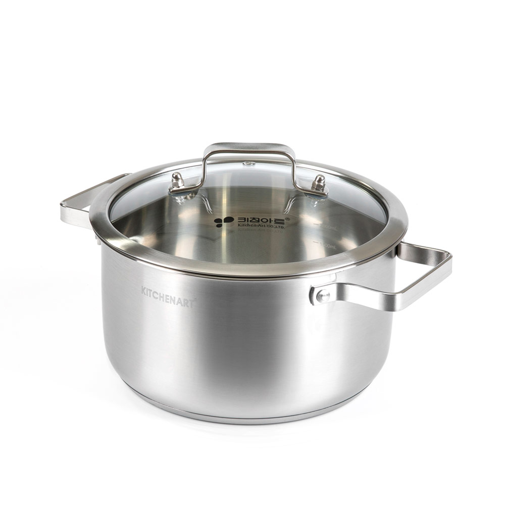 키친아트 스테인리스 올가 4종 곰솥제외 18cm 20cm 22cm 26cm 세트 - 상세 이미지 3
