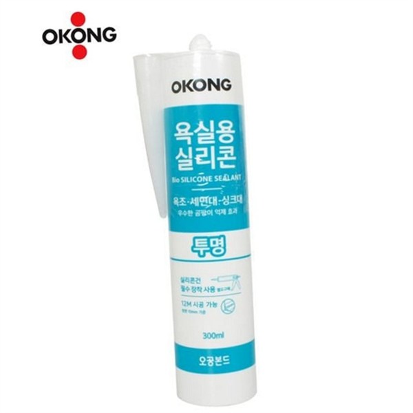 바이오 욕실 실리콘 다용도 욕실 실란트 곰팡이 방지 누수 투명 - 상품 이미지