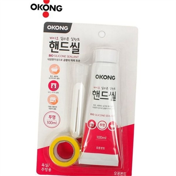 싱크대 욕실 실리콘 100ml 투명 실리콘 곰팡이 방지 보수 마감 - 상세 이미지 2