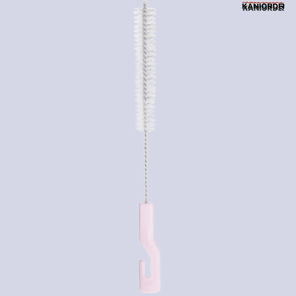 빨대 솔 텀블러 스트로우 전용 설거지 실리콘 세척 브러쉬 긴 - 상품 이미지
