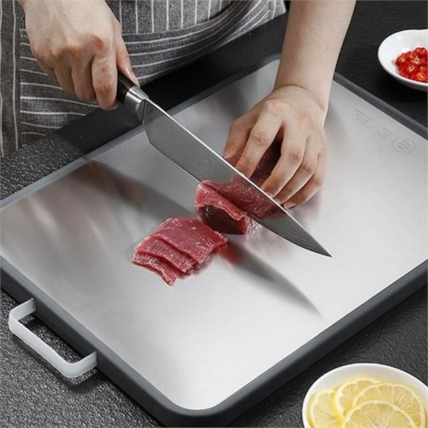 스텐레스 스테인레스 도마 양면 스테인리스 도마 다용도 주방 위생 - 상품 이미지
