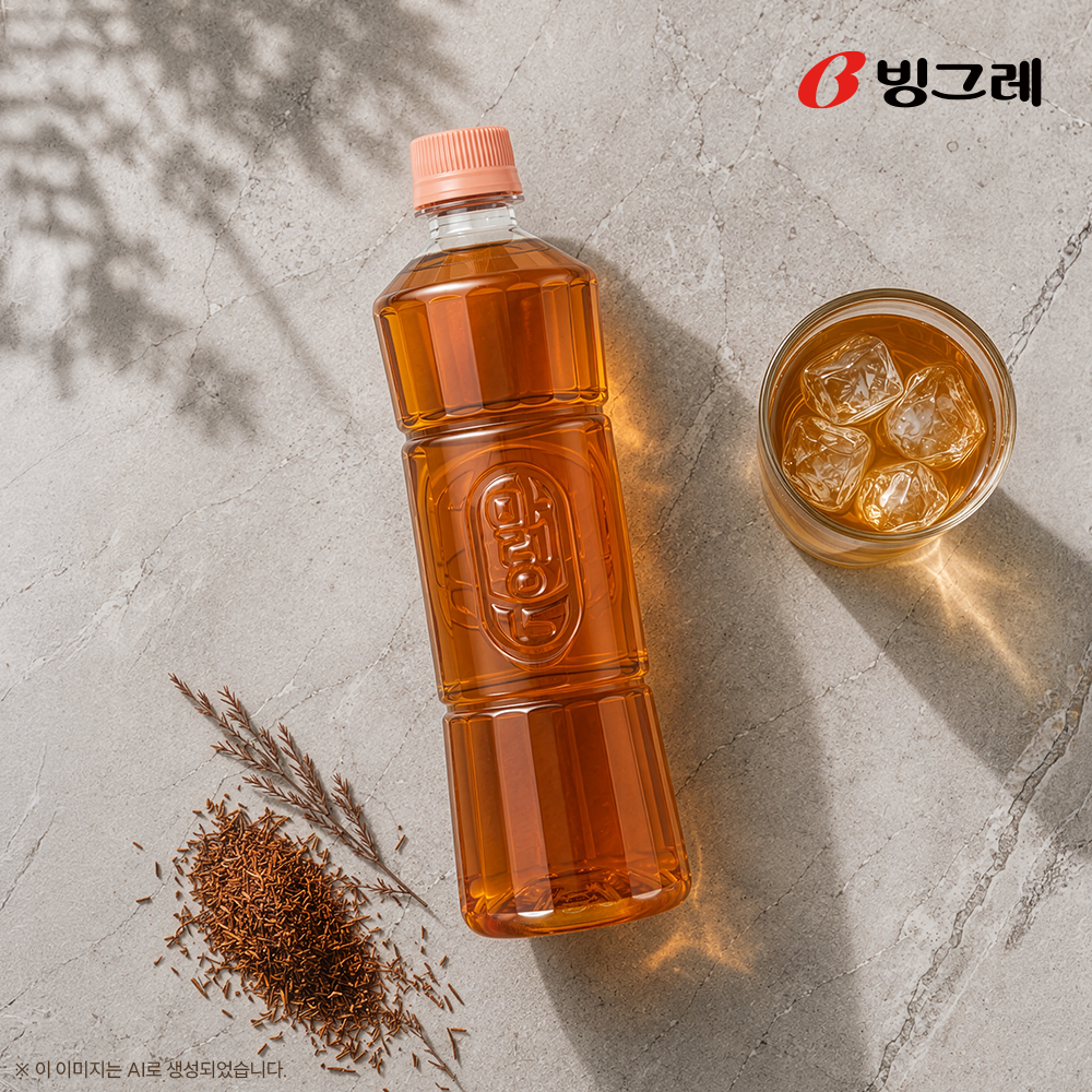 빙그레 맑은얼굴 루이보스 500ml 20개입 - 상품 이미지