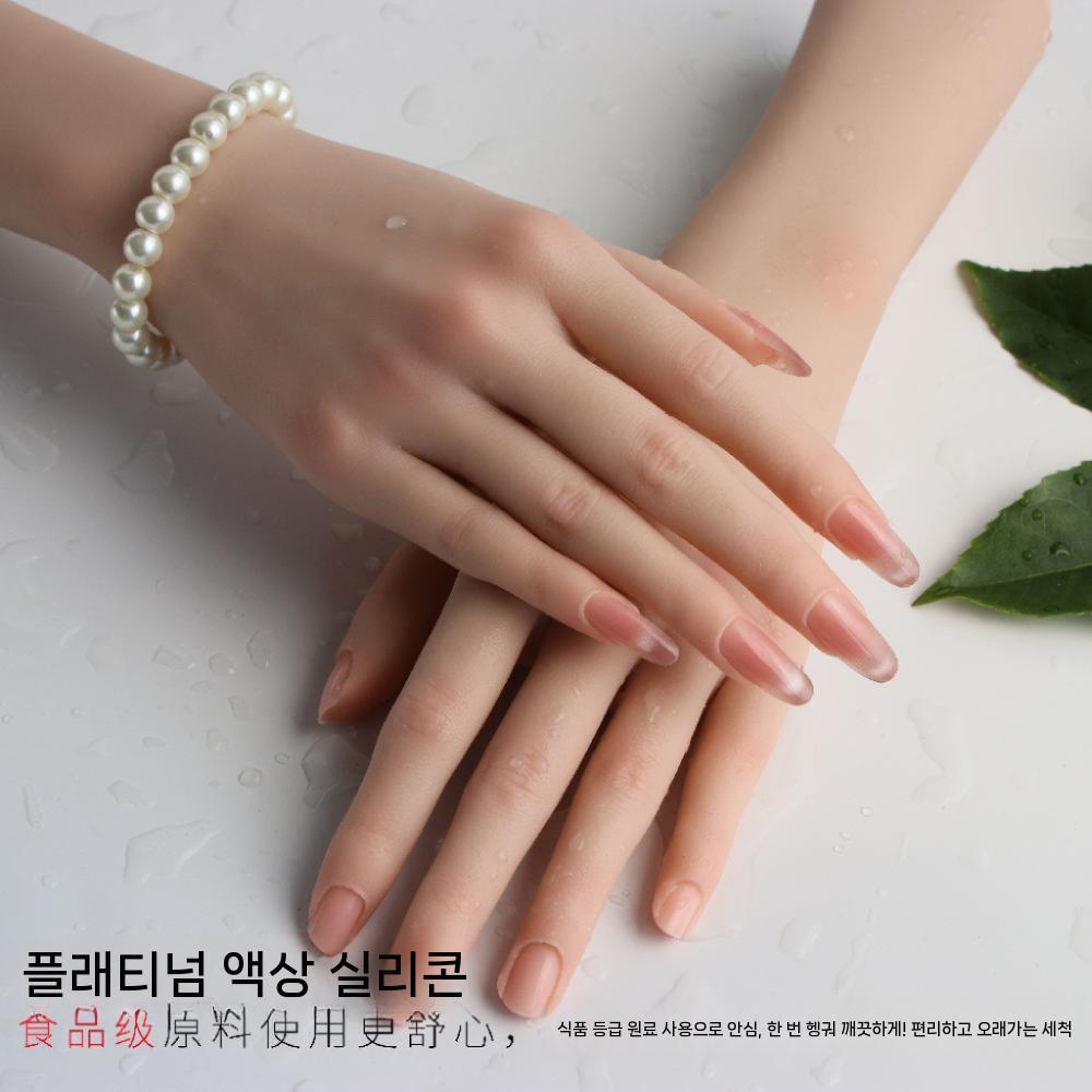 손마네킹 실리콘 손모형 네일 촬영용 디스플레이 여성 - 상세 이미지 4