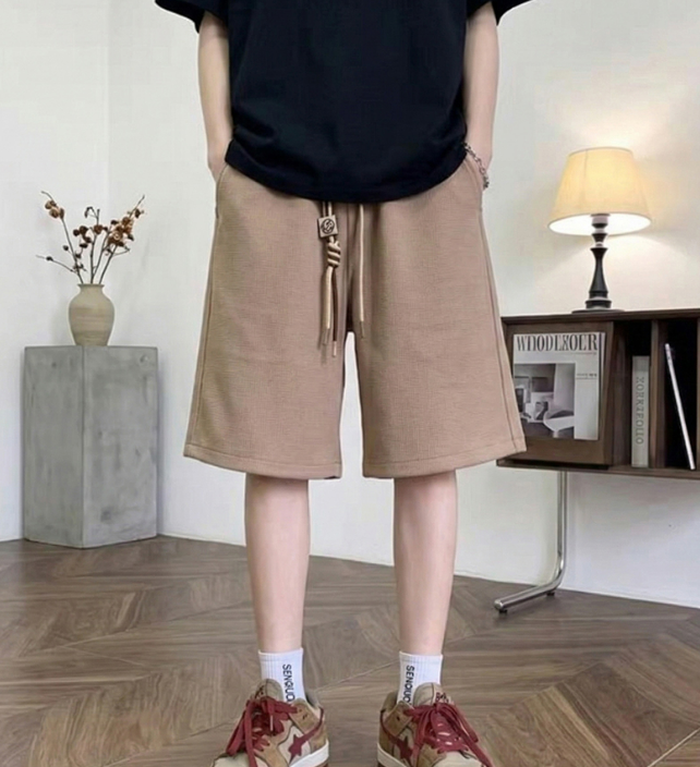 여름 남자 쿨링 아이스 5부 반바지 밴딩 팬츠 츄리닝 남성트레이닝 냉감 운동복 - 상품 이미지