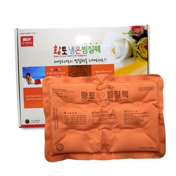 주머니 황토 냉온 온찜질 복부 황토 냉찜질 어깨 무릎 허리 - 상품 이미지
