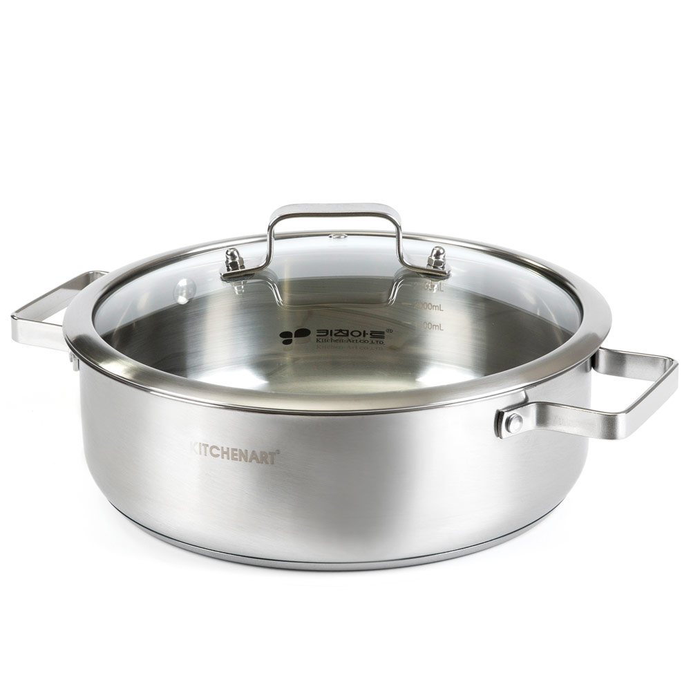 키친아트 스테인리스 올가 4종 곰솥제외 18cm 20cm 22cm 26cm 세트 - 상세 이미지 5