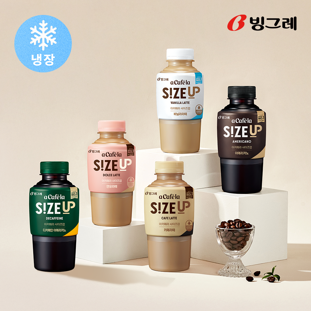 빙그레 아카페라 사이즈업 바닐라라떼, 350ml, 20개 - 상세 이미지 4