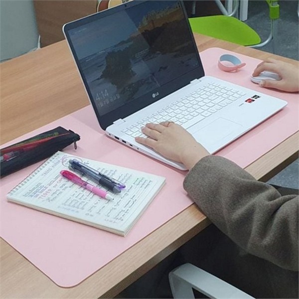 넉넉한 양면 가죽 장패드 게이밍 가죽 장패드 사무용 데스크 책상 - 상품 이미지