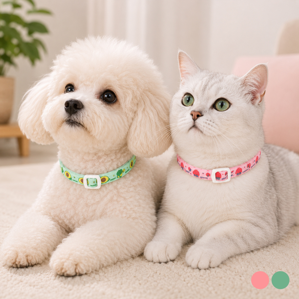 강아지진드기목걸이 애견 해충방지 모기 벌레퇴치 목걸이 1+1 S - 상품 이미지