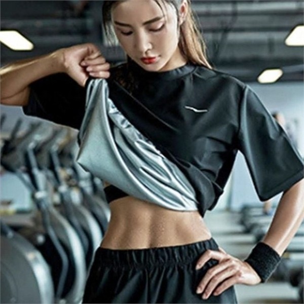 다이어트복 여성 땀복 상하의 트레이닝 여성 운동복 기능성 배출 헬스 - 상세 이미지 2