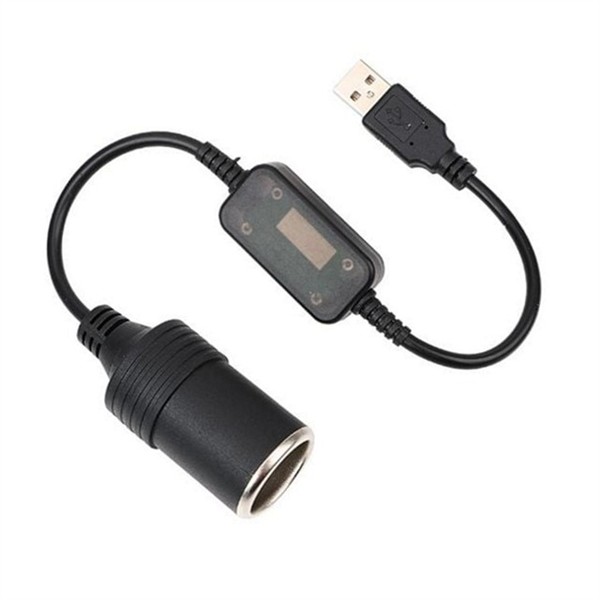 케이블 usb 시거 잭 소켓 아답터 차량용 시거 잭 변환 - 상품 이미지