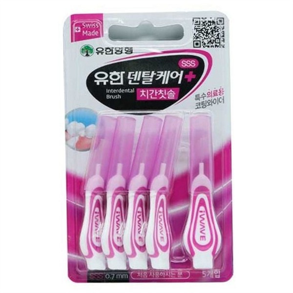 교정용 치간 치실 치간 칫솔 칫솔형 휴대용 구강 - 상품 이미지