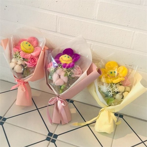 재롱잔치 학예회 꽃다발 3color 장미 비누 꽃다발 어린이집 졸업 선물 - 상품 이미지