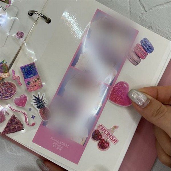 기록용 인생네컷 앨범 셀프 접착식 포토 앨범 네컷 보관 커플 - 상세 이미지 2