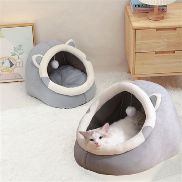 반려동물 강아지 숨숨 집 애묘 고양이 숨숨 집 사계절 하우스 - 상품 이미지